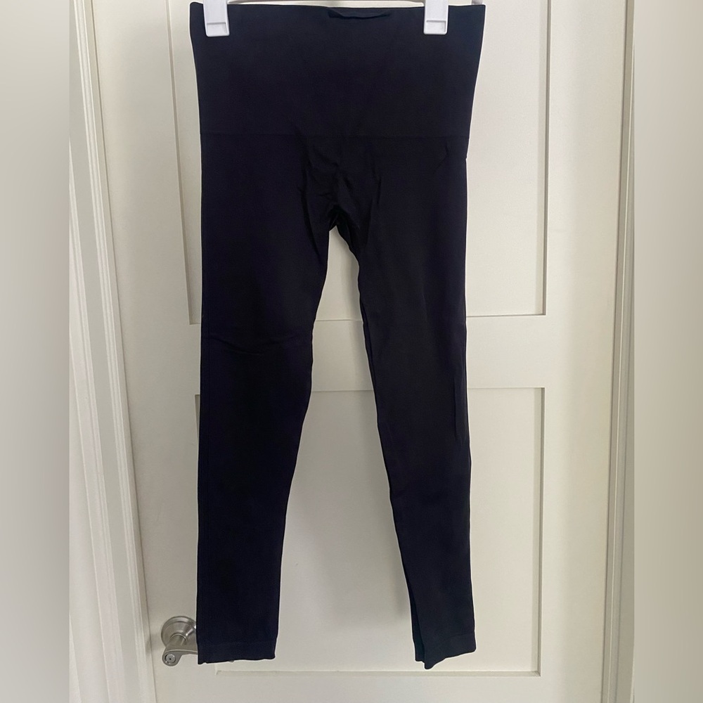 SPANX Black Full-Length High-Waist Leggings
